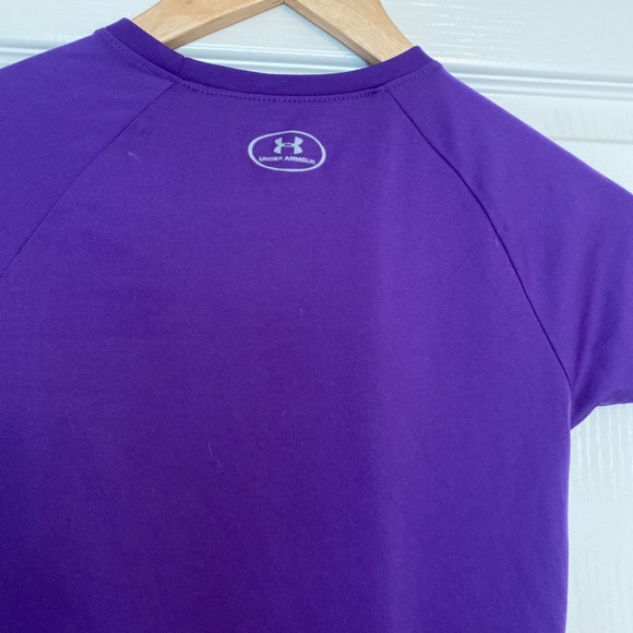 Youth under armour Los Angeles Lakers basketball combine YMD loose heat gear top - Picture 9 of 10